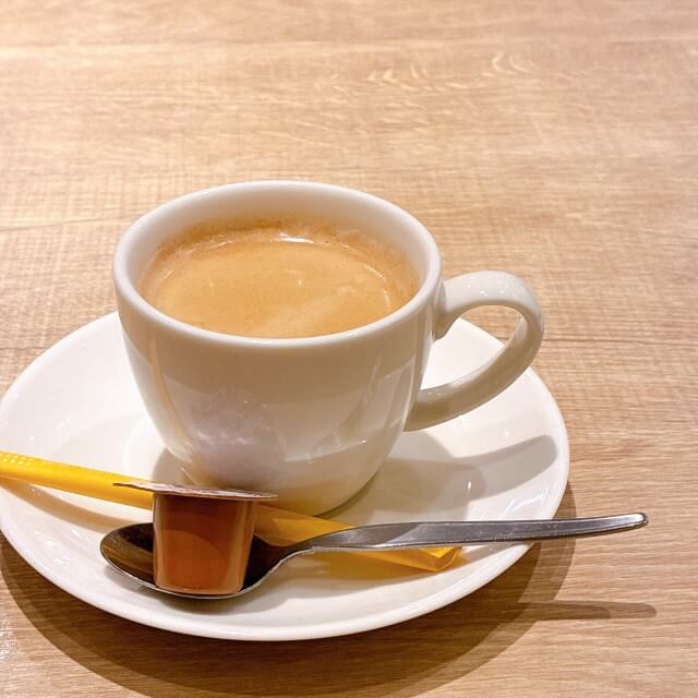 食後のコーヒー